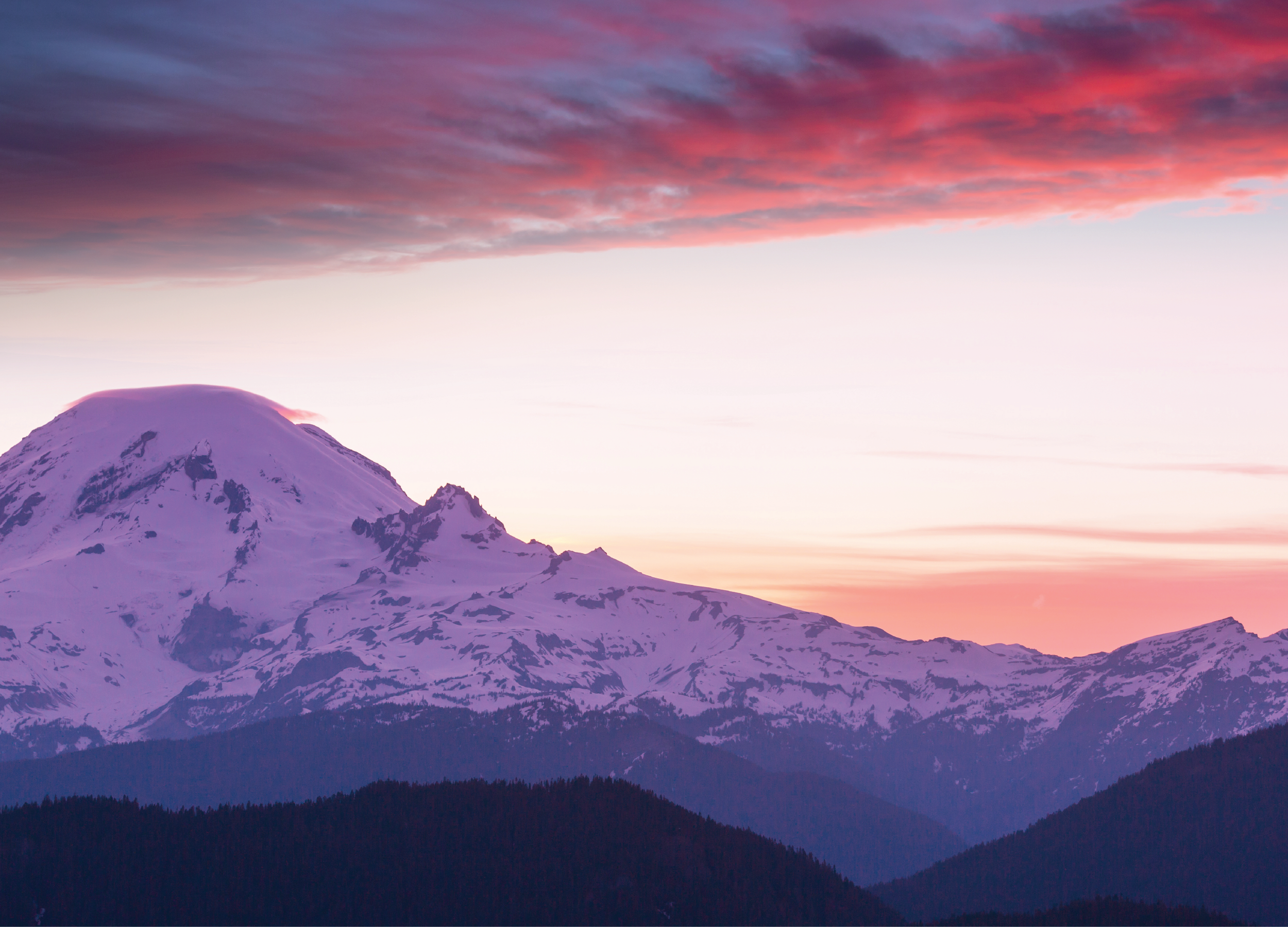 Mount Rainier at Sunset