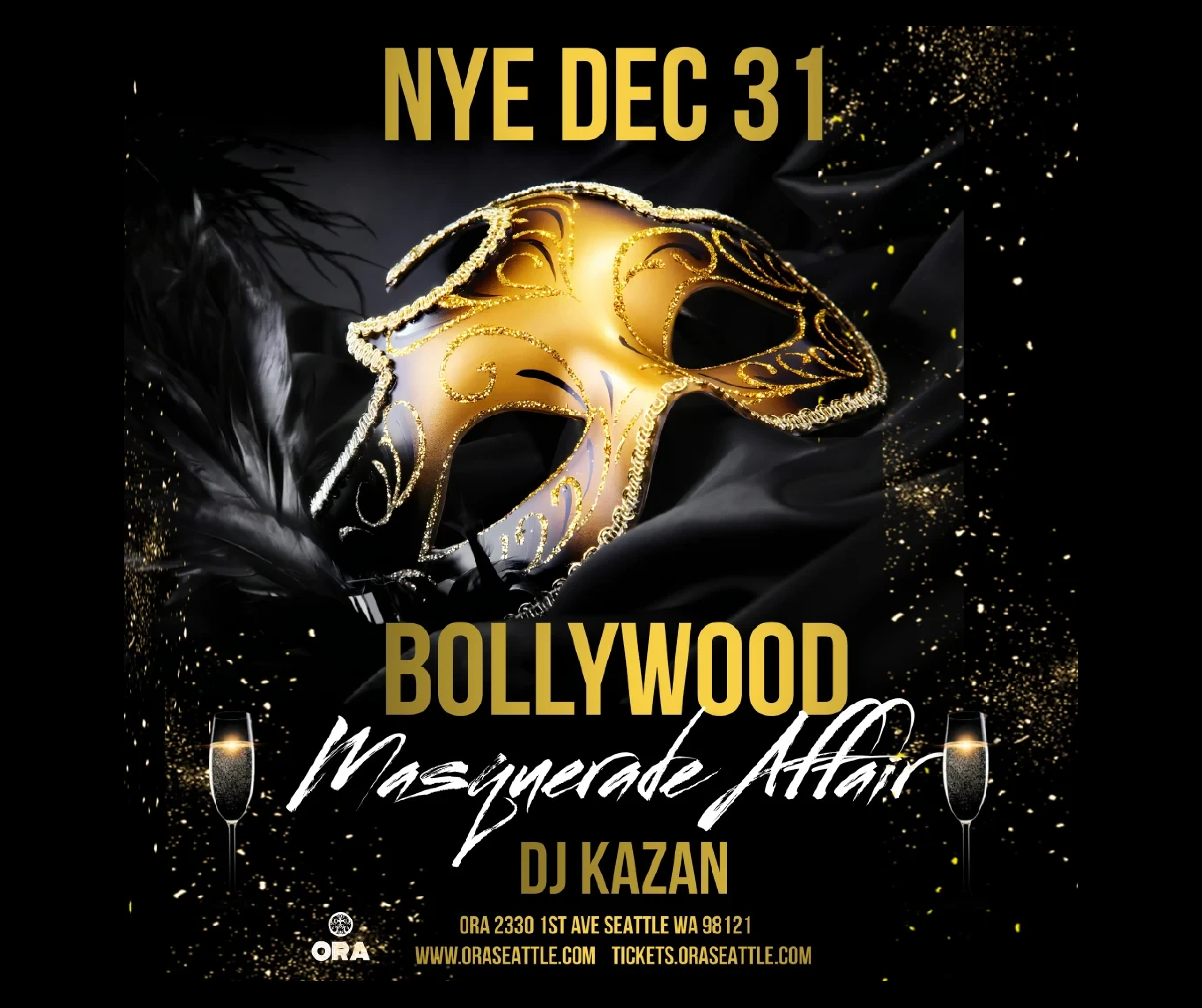 Bollywood NYE Party A Masquerade Affair at Ora